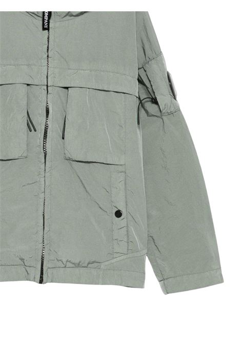Giubbino bambino grigio con cappuccio CP COMPANY | CUS010/FIGRIGIO